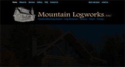 Desktop Screenshot of mountainlogworks.com